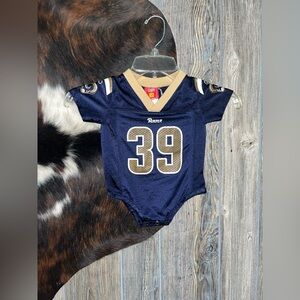NFL Rams football baby jersey (3-6M) #39 Jackson EUC